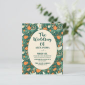 Budget Boho Chic Retro farbenfrohe Blumenhochzeit (Stehend Vorderseite)