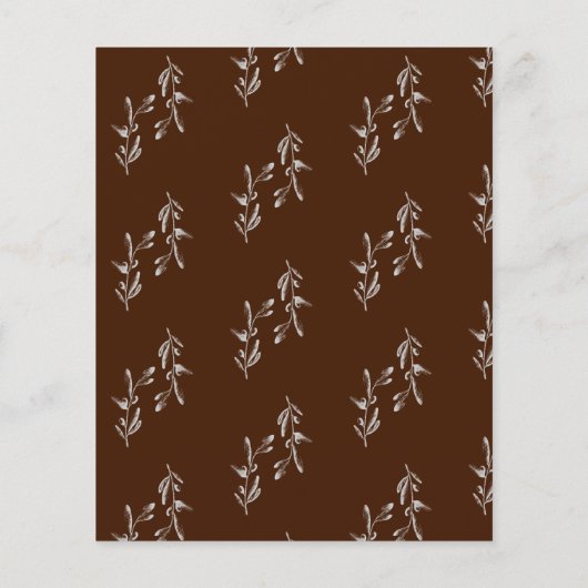 Budget Boho Chic Wedding Elegante Terracotta Kupfe (Rückseite)