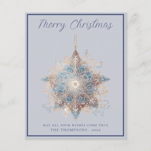 Budget Boho Christmas Star (Vorderseite)