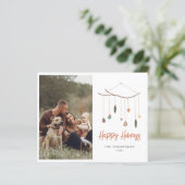 Budget Boho Christmas Tree Branch Foto Holiday (Stehend Vorderseite)