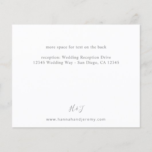 Budget Boho Copper Pampas Gras Blumendetails (Rückseite)