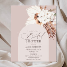 Budget Boho Dried Palm Blätter Brautparty