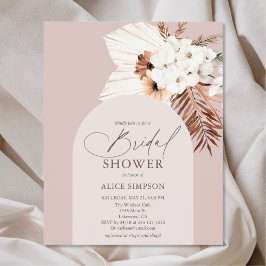 Budget Boho Dried Palm Blätter Brautparty