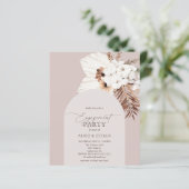 Budget Boho Dried Palm Blätter Engagement Partei (Stehend Vorderseite)