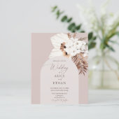 Budget Boho Dried Palm Blätter Hochzeit (Stehend Vorderseite)