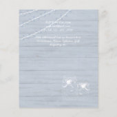 BUDGET BOHO Dusty Blue Driftwood MasonJars Wedding (Rückseite)