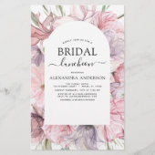 Budget Boho Dusty Lila Brautparty Luncheon (Vorderseite)