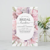 Budget Boho Dusty Lila Brautparty Luncheon (Stehend Vorderseite)