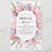 Budget Boho Dusty Pink Lila Brautparty (Vorderseite)