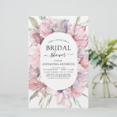 Budget Boho Dusty Pink Lila Brautparty (Stehend Vorderseite)