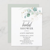 Budget Boho Eucalyptus Blätter Brautparty (Vorne/Hinten)