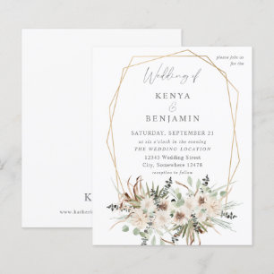 Budget Boho Eukalyptus & Beige Floral Wedding 2