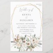 Budget Boho Eukalyptus & Beige Floral Wedding 2 MD (Vorderseite)