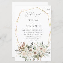 Budget Boho Eukalyptus & Beige Floral Wedding 2 MD
