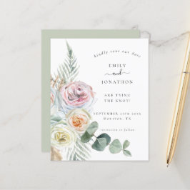 Budget Boho Floral Eucalyptus Wedding Rett Date