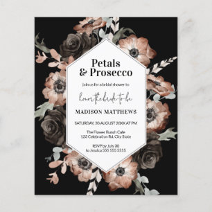 Budget Boho Floral Petals & Prosecco Brautparty