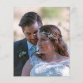 Budget Boho Florals Blätter Foto Hochzeit Vielen D (Rückseite)