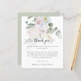 Budget Boho Florals Eucalyptus Wedding Vielen Dank