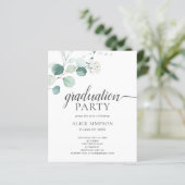 Budget Boho Greenery Blätter Graduation Party (Stehend Vorderseite)
