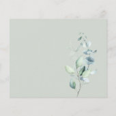 Budget Boho Greenery Eukalyptus Brautparty (Rückseite)