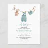 BUDGET BOHO Kinderkleidung Junge Oh Babydusche ein (Vorderseite)