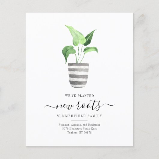 Budget Boho New Roots Wir haben botanische Bewegun (Vorderseite)