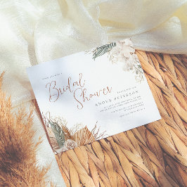 Budget Boho Orchid & Pampas Grass Brautparty