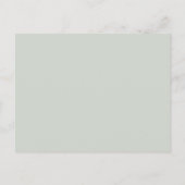 Budget Boho Pampa Grass Greenerity Engagement Part Einladungspostkarte (Rückseite)