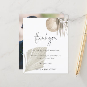 Budget Boho Pampas Foto Wedding Vielen Dank