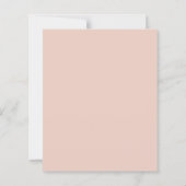 Budget Boho Pampas Grass Baby Brunch Einladung (Rückseite)