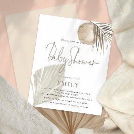 Budget Boho Pampas Grass Girl or Boy Baby Shower