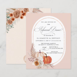 Budget Boho Pampas Pumpkins Herbstessen Probe
