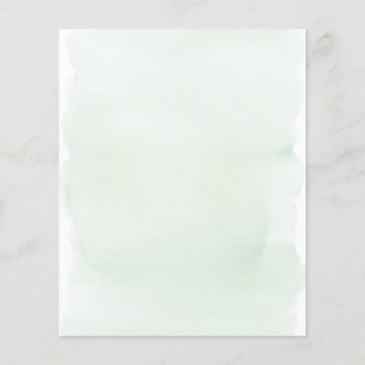 Budget Boho Rainbow Virtual Baby Dusche Einladung (Rückseite)