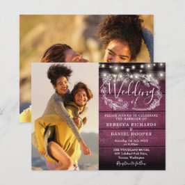 Budget Boho Rustikale Lichter 2 Foto Hochzeitseinl