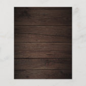 Budget Boho Rustikale neutrale Blume Hochzeit Flyer (Hinten)