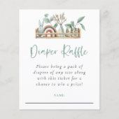 Budget Boho Shelf Toys Sage Diaper Raffel (Vorderseite)