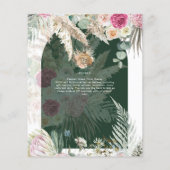 BUDGET Boho TEA PARTY Pampas Grass Brautparty (Rückseite)