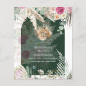 BUDGET Boho TEA PARTY Pampas Grass Brautparty (Vorderseite)