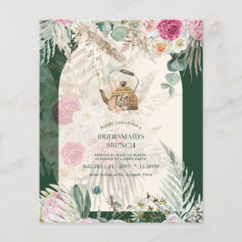 BUDGET Boho TEA PARTY Pampas Grass Brautparty