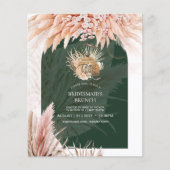 BUDGET Boho TEA PARTY Pampas Grass Brautparty (Vorderseite)