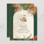 BUDGET Boho TEA PARTY Pampas Grass Brautparty (Vorne/Hinten)