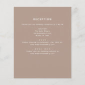 Budget Boho Terracotta All in One Wedding (Rückseite)