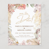 BUDGET BOHO Wedding Einladende digitale Download (Vorderseite)