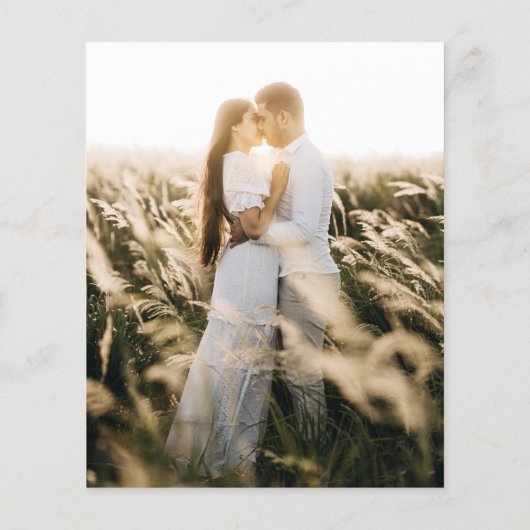 BUDGET BOHO Wedding Einladende digitale Download (Rückseite)