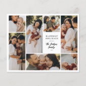 Budget Boho Weihnachten 7 Foto Collage Urlaub (Vorderseite)