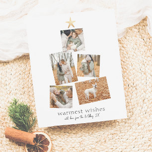 Budget Boho Weihnachtsbaum 5 Foto Collage Urlaub