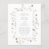 Budget Boho Wildblume Wedding (Vorderseite)