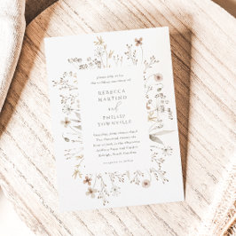 Budget Boho Wildblume Wedding