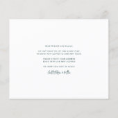 Budget Boho Wir haben uns bewegende Ankündigung ve (Rückseite)