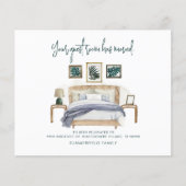 Budget Boho Wir haben uns bewegende Ankündigung ve (Vorderseite)